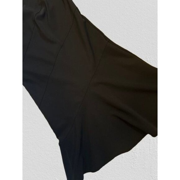 Theory Diagonal Drape Dress Cocktail Business Preppy Old Money Sz 2 - Picture 6 of 14